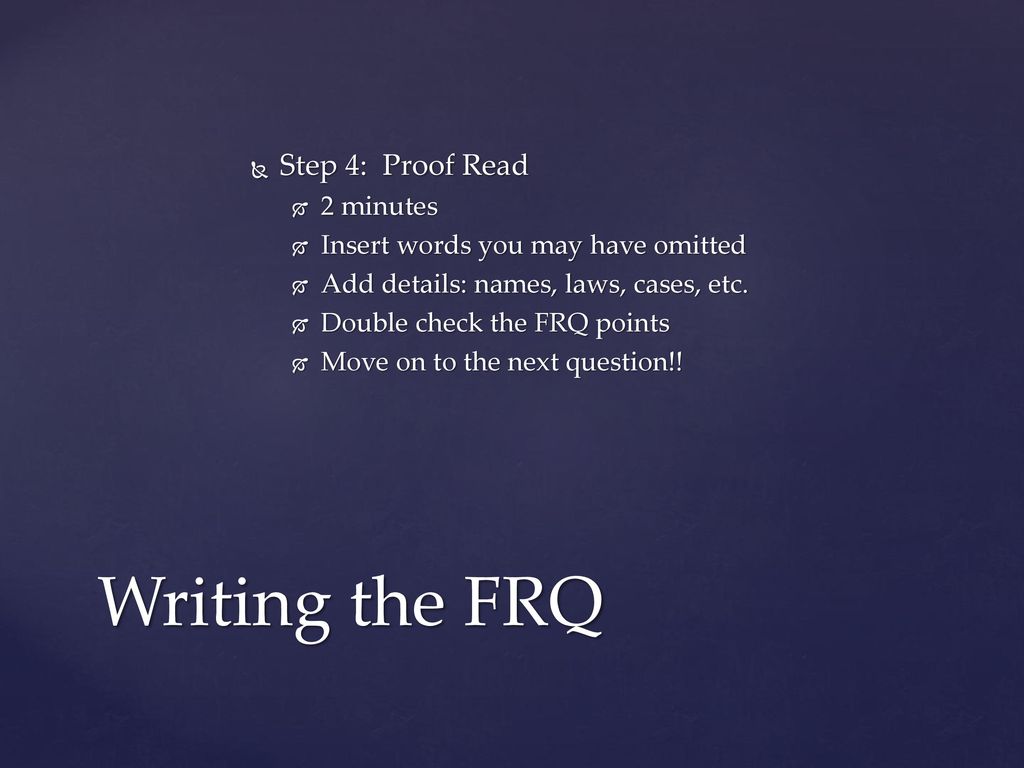 FRQ Tips ATQA!!!!. - ppt download