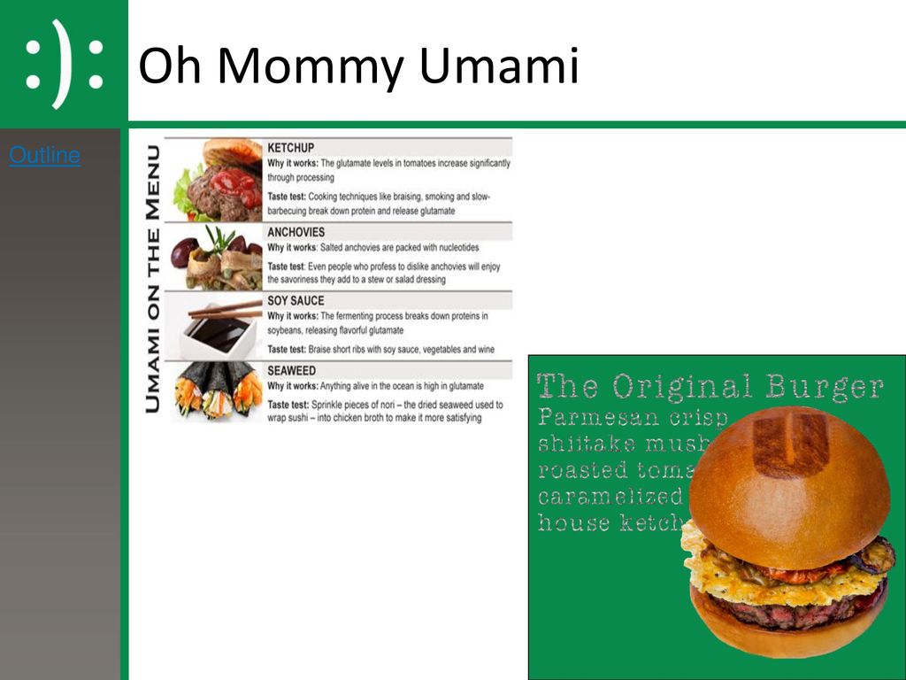 Oh Mommy Umami Outline