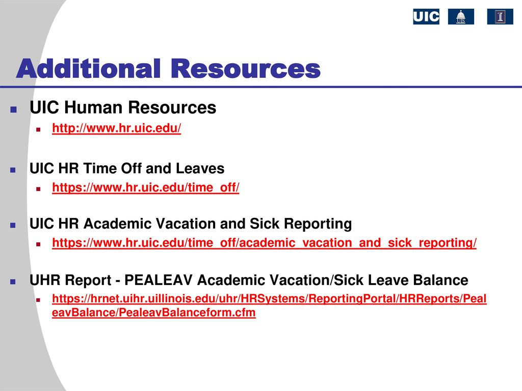 Academic Vacation and Sick Leave Maintenance (Banner Instructions
