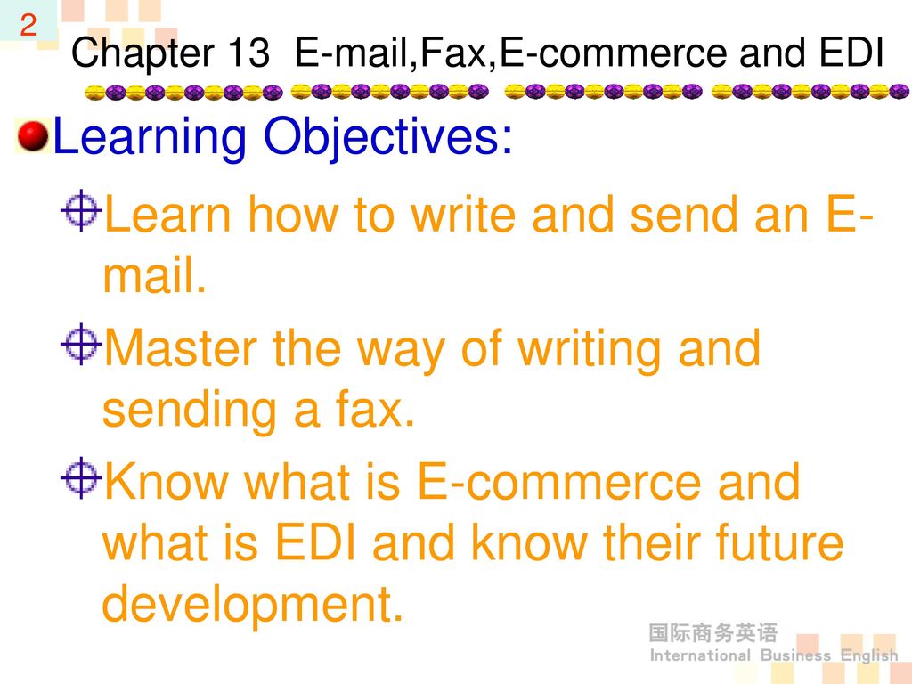 Chapter 29 ,Fax,E-commerce and EDI - ppt download