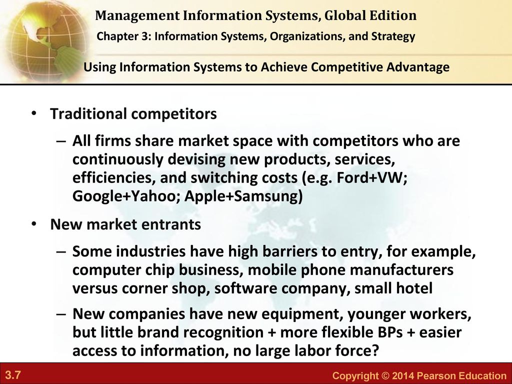 Using Information Systems to Achieve Competitive Advantage