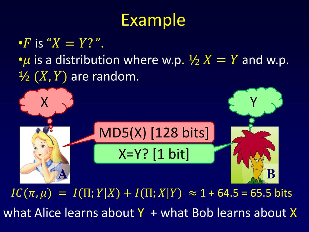 Basics Of Information Theory And Information Complexity Ppt Download