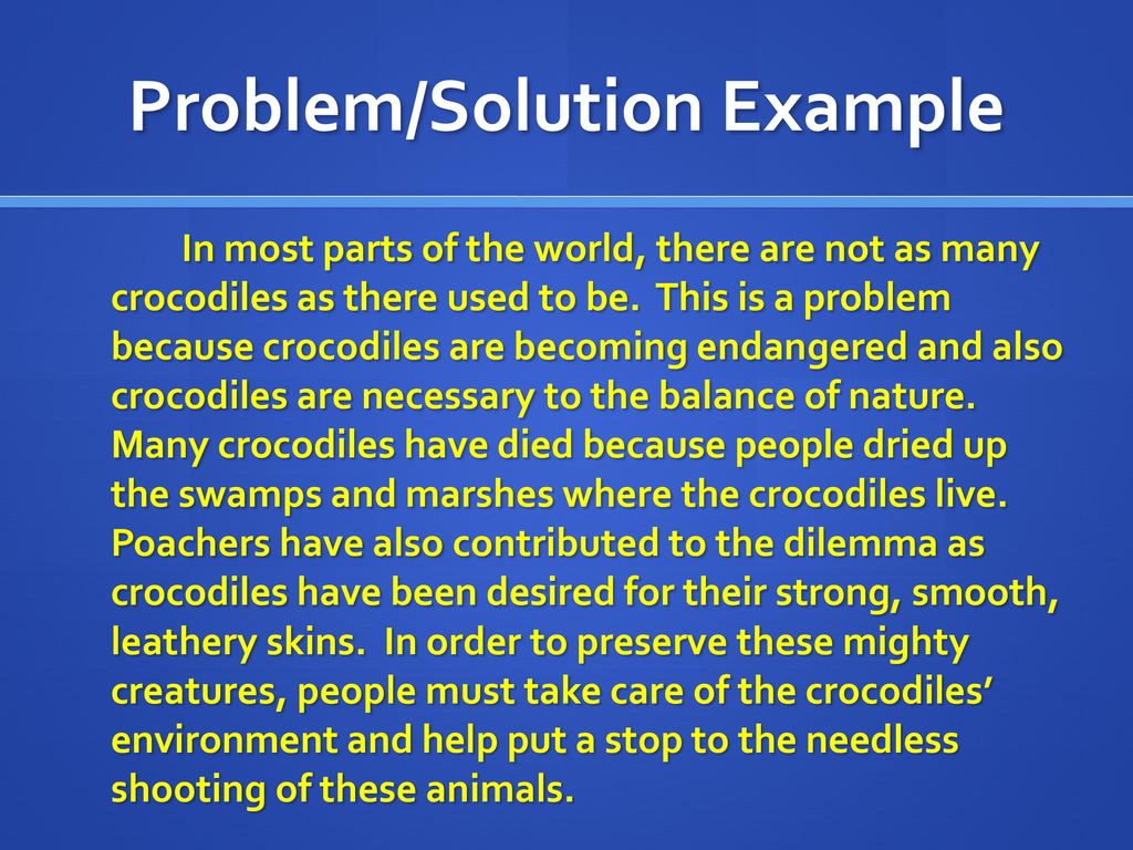 Text Structure Problem/Solution. - ppt download