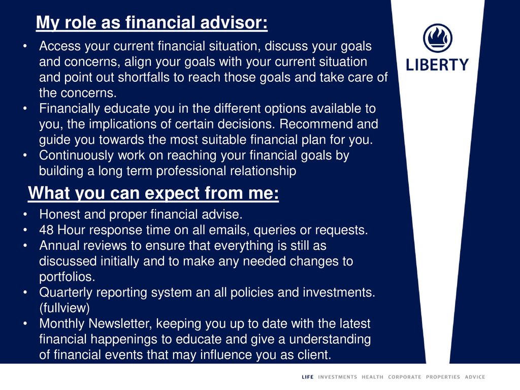financial advisor value proposition examples