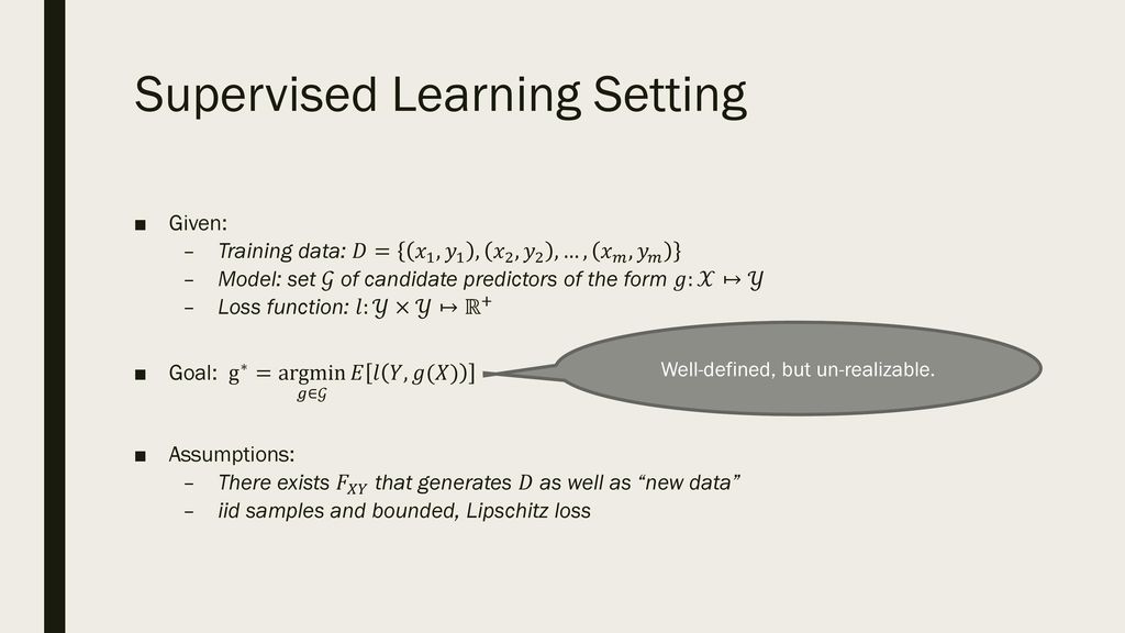 Introduction To Statistical Learning Theory Ppt Download