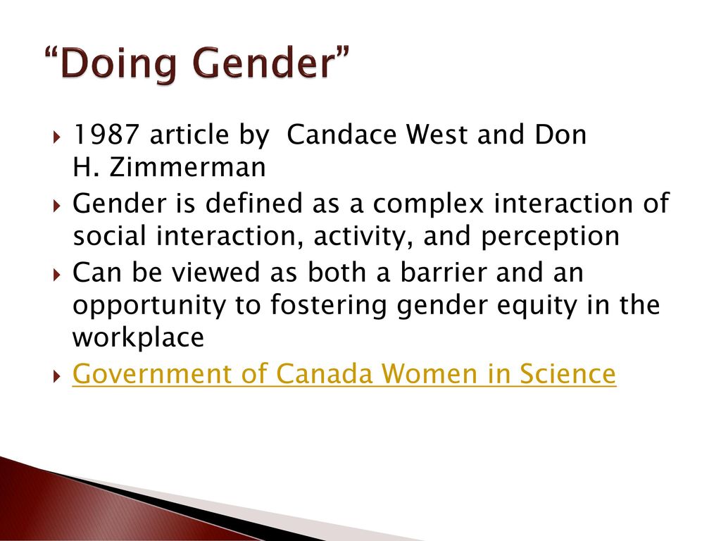 Barriers to Gender Equity: A New Look at Women's Employment Policies and  Programs Dana Feltham March 27, ppt download