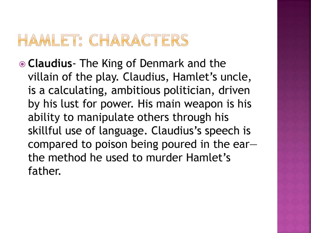 Hamlet  Character Sketch of Claudius  Claudius Character Sketch  Claudius  Character in Hamlet  YouTube