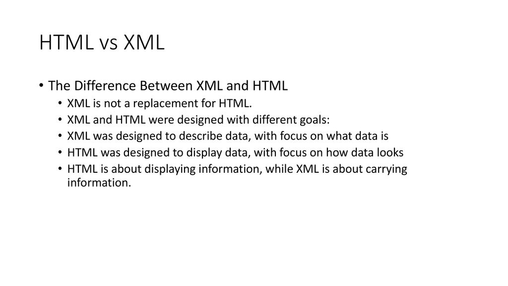 XML. - ppt download