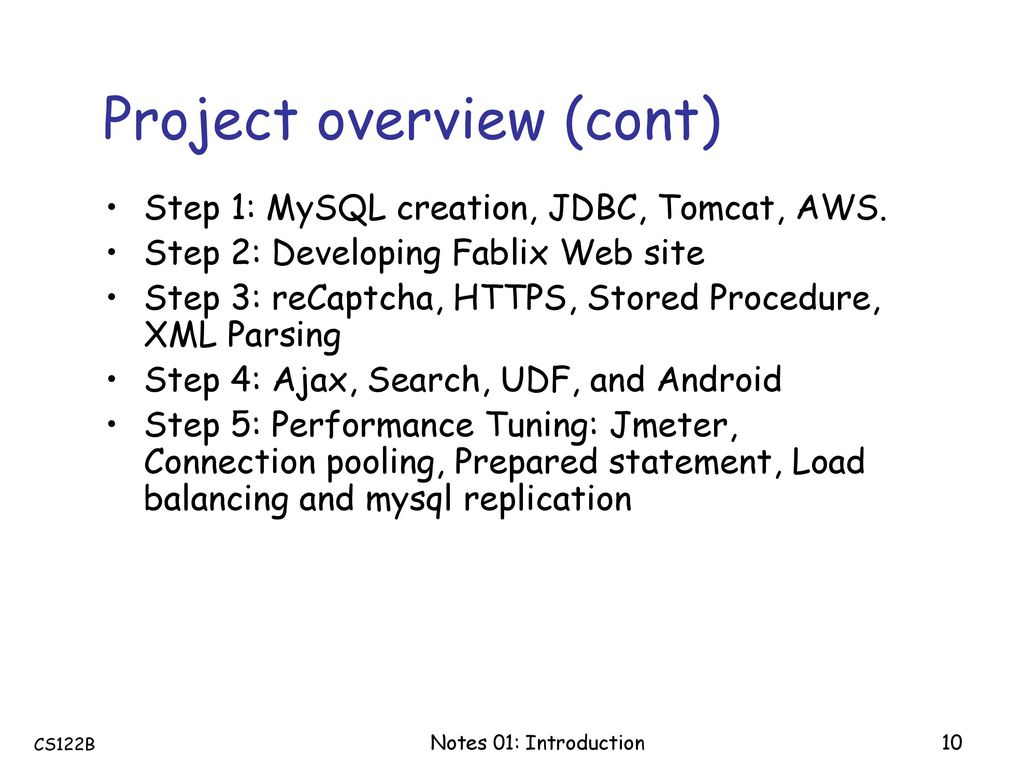 Cs122b projects in databases and web applications winter ppt download