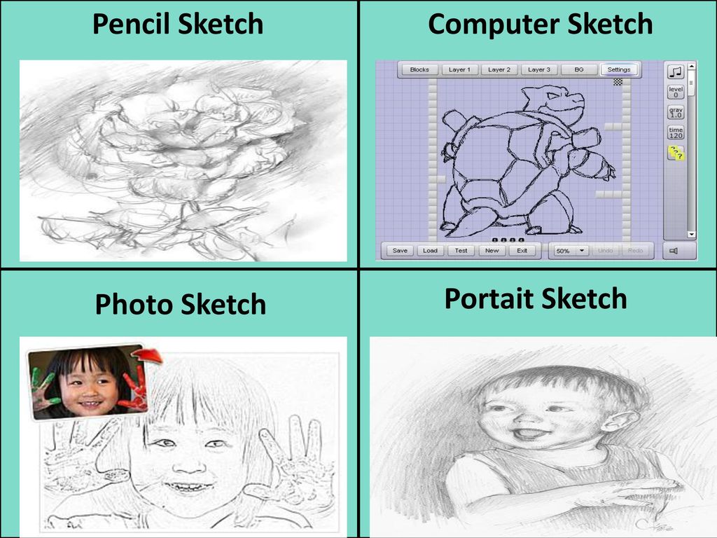 Pencil Sketch Computer Sketch Portait Sketch Photo Sketch