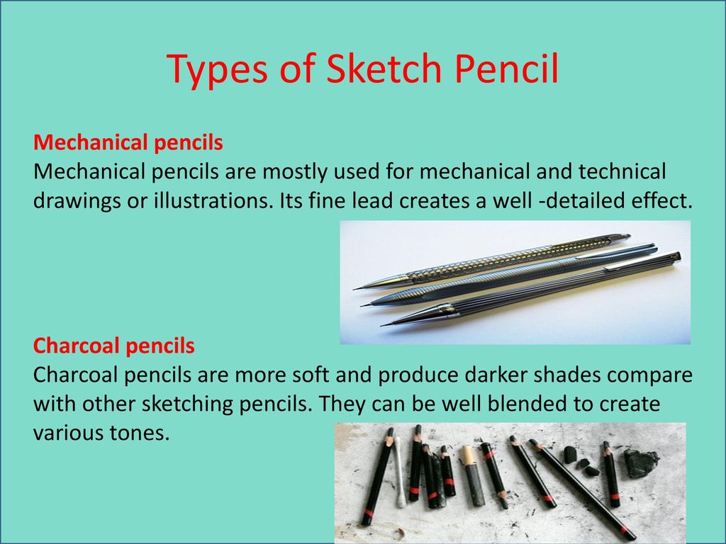 Types of Sketch Pencil Mechanical pencils