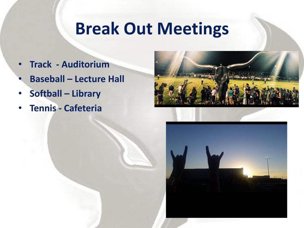 Break Out Meetings Track - Auditorium Baseball – Lecture Hall