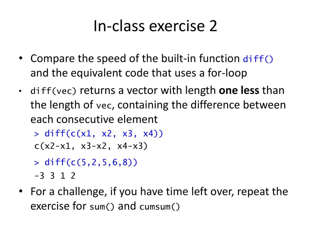 Lecture 8 Speeding up your code - ppt download