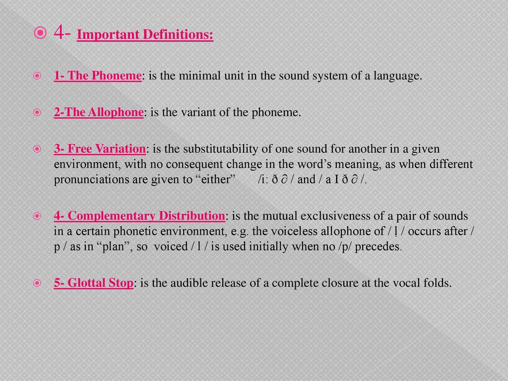 English Phonetics Phonology Ppt Download