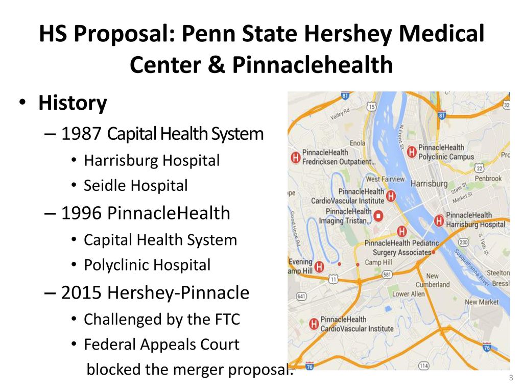 Penn State Hershey Medical Center Organizational Chart