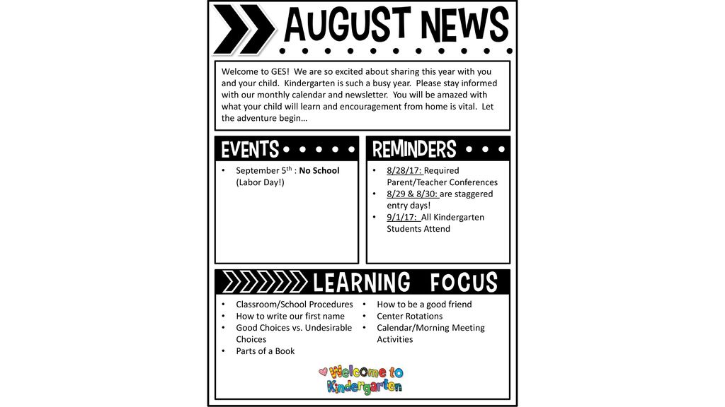 Welcome To Ges We Are So Excited About Sharing This Year With You