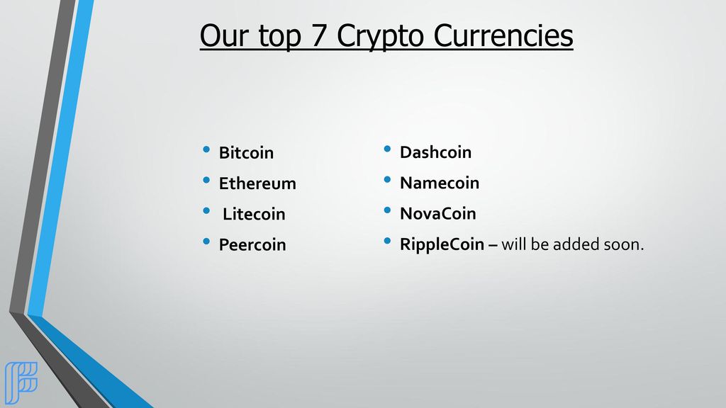 Our top 7 Crypto Currencies