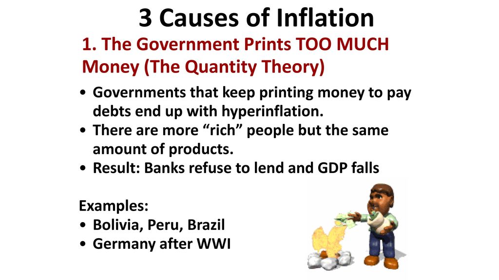 underskud opskrift Halvtreds Three Causes of Inflation - ppt download