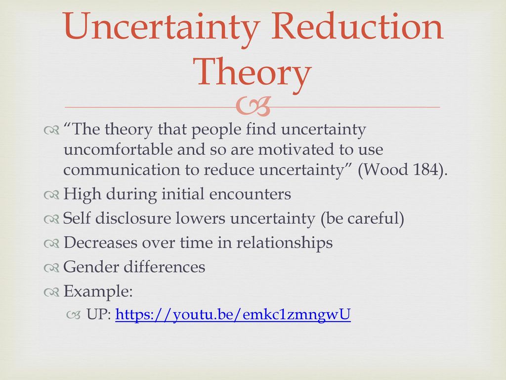 uncertainty reduction theory articles