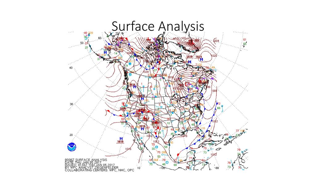 Weather Information Ppt Download   Surface Analysis 