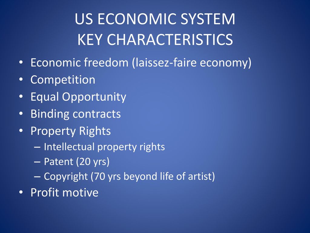 US Economic System  Overview, Properties & Characteristics