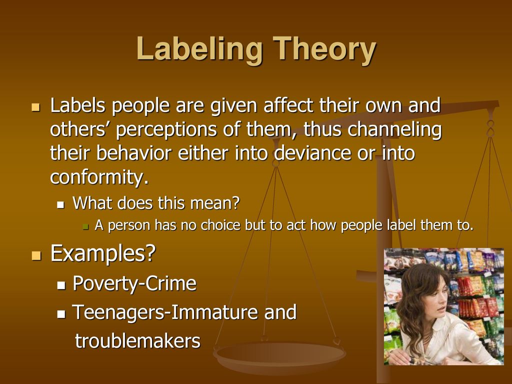 labeling theory examples