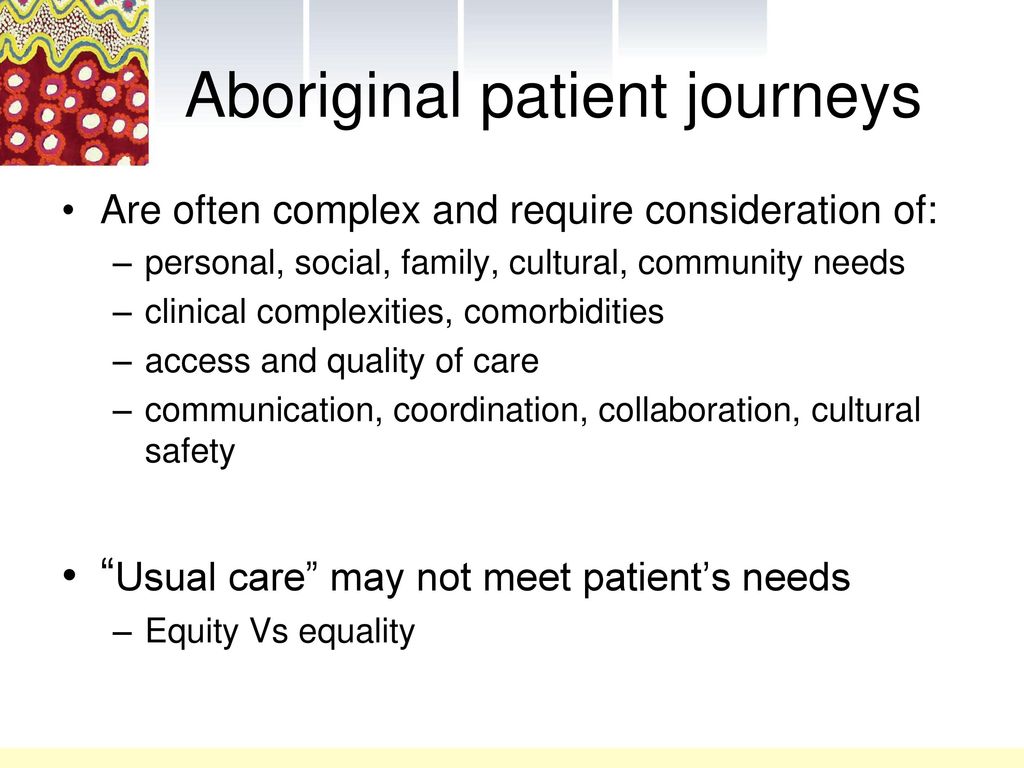 Aboriginal patient journeys