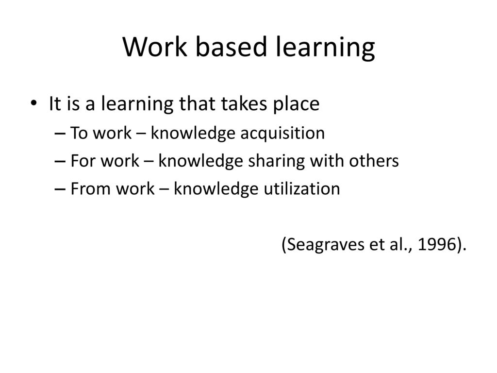 Work Based Learning Project Ppt Download work-based-learning-project-ppt-download
