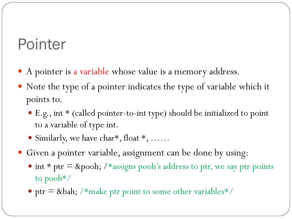 Functions and Pointers - ppt download