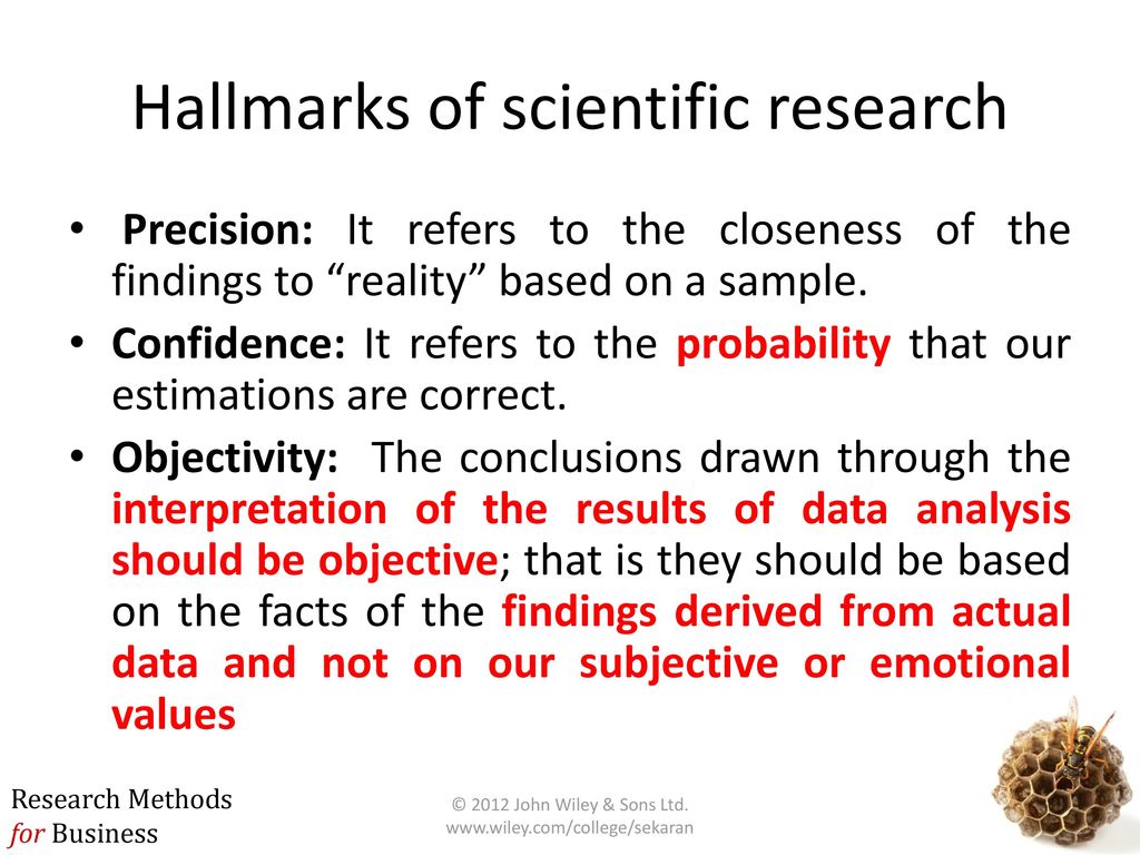 hallmarks of scientific research by uma sekaran