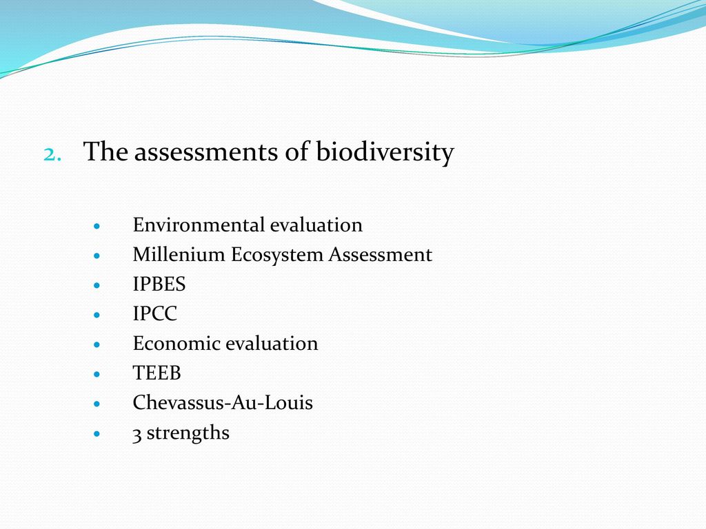 The value(s) of biodiversity in law - ppt download