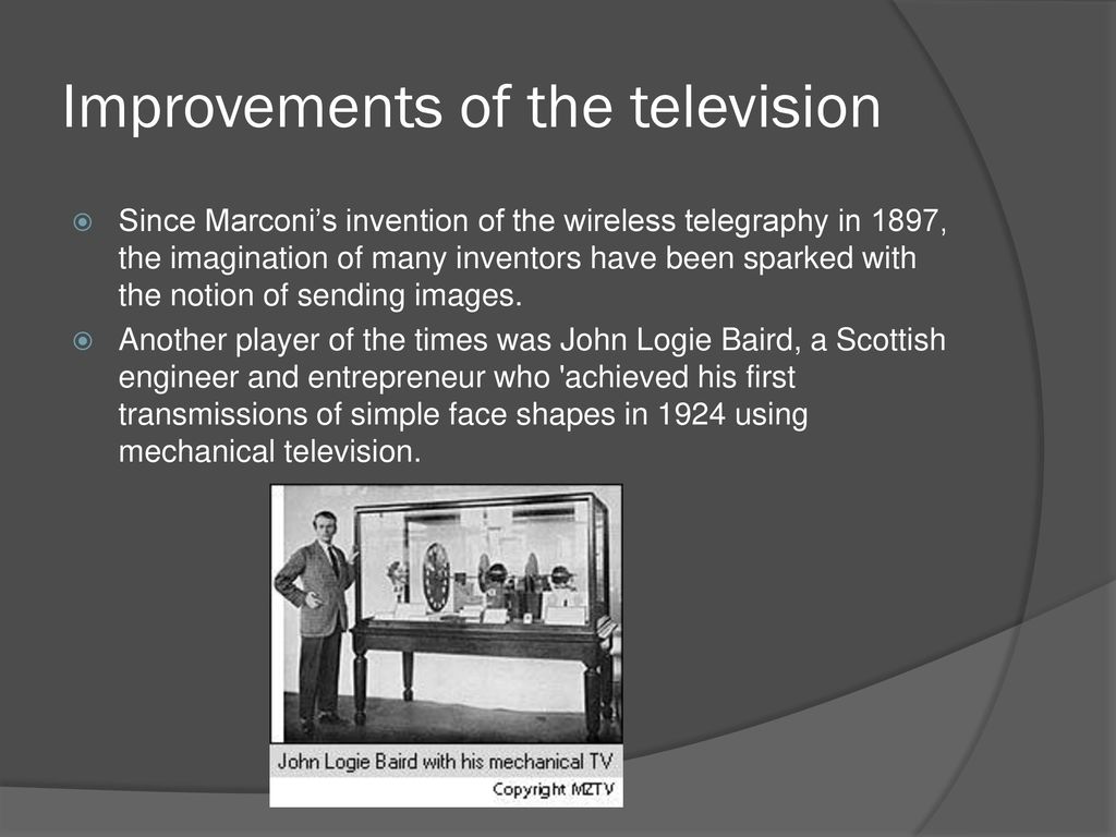 The Invention of Television - ppt download