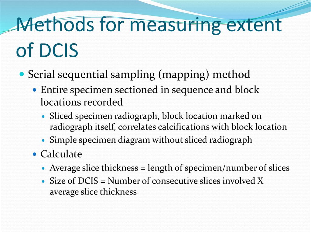 Appropriate sampling of lumpectomy specimens ppt download