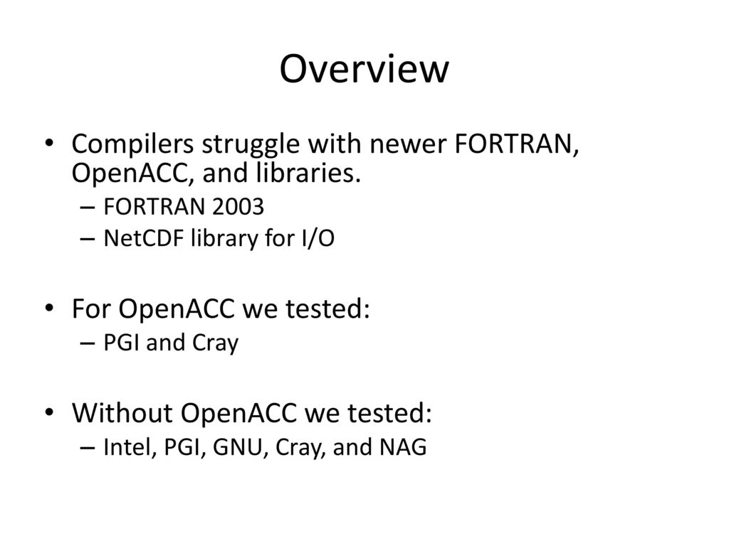 Is rrtmgp suited for gpu ppt download