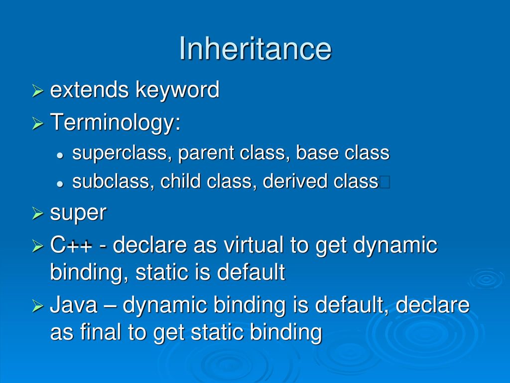 Object-oriented Programming in Java - ppt download