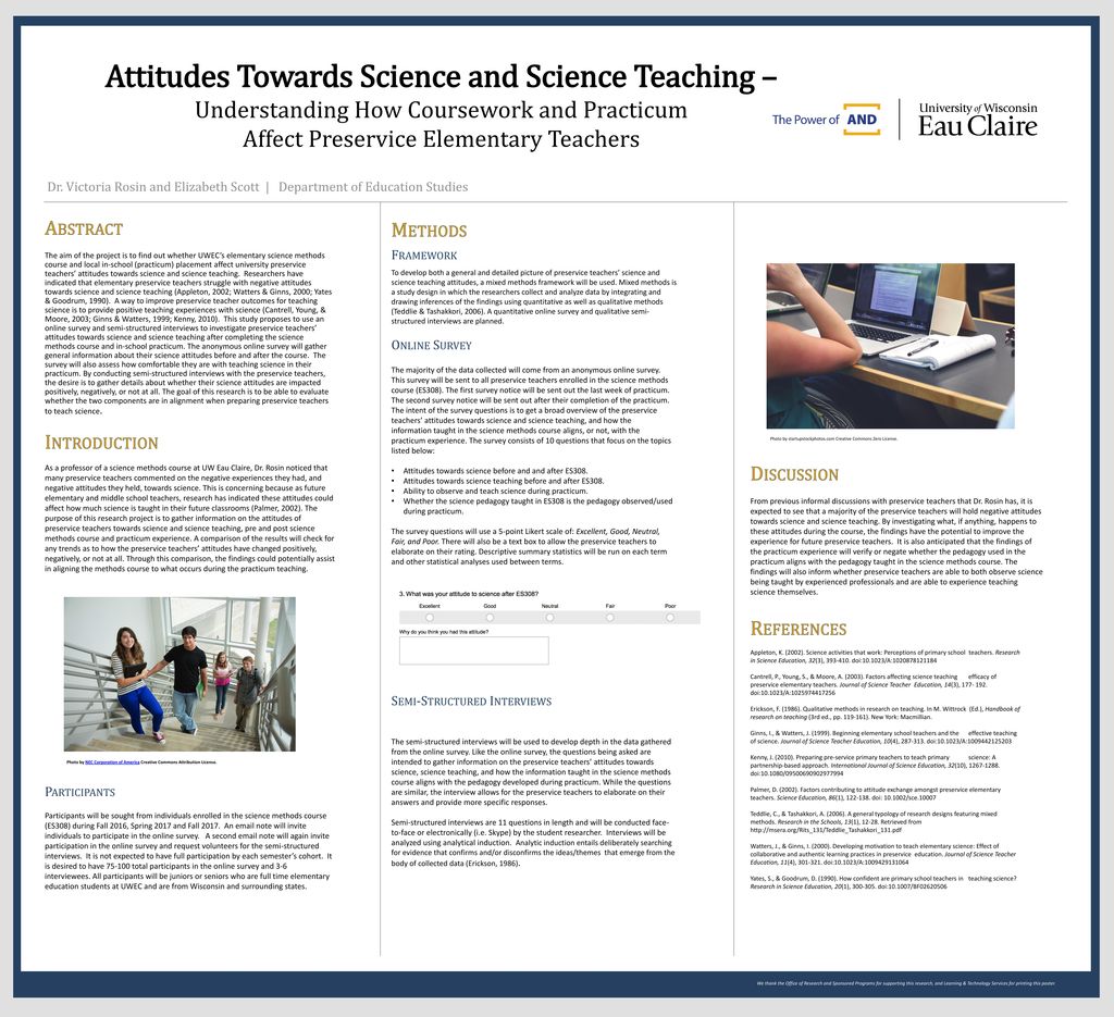 Attitudes Towards Science And Science Teaching Understanding How
