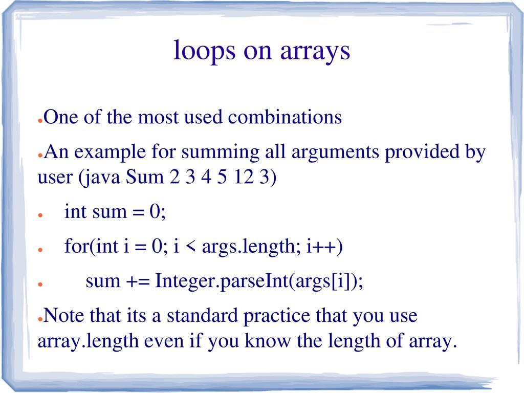 Arrays in 60 seconds err.. minutes - ppt download image.