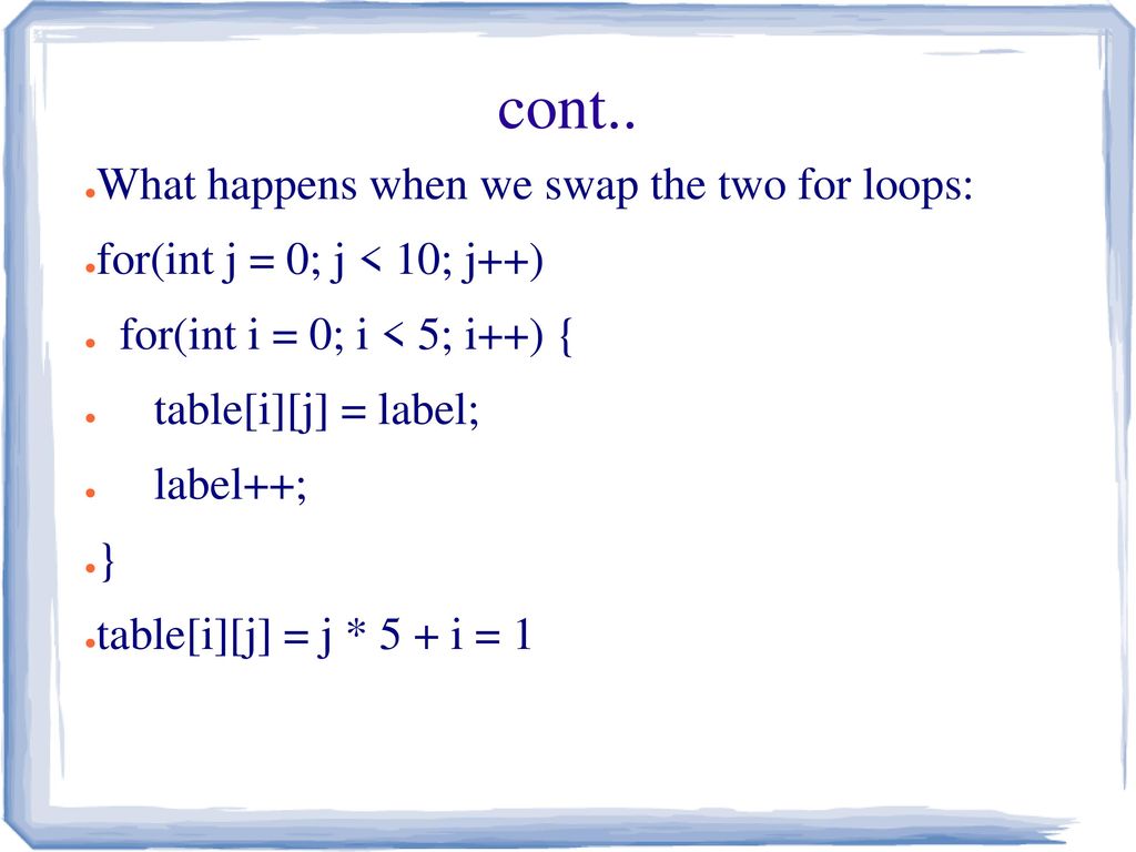 Arrays in 60 seconds err.. minutes - ppt download