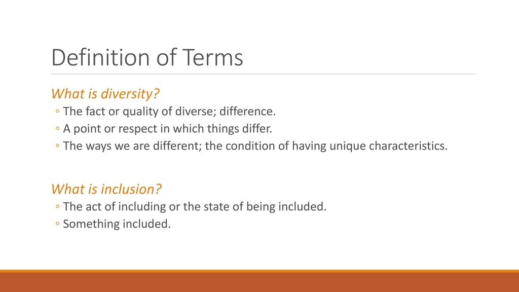 Diversity and Inclusion - ppt download