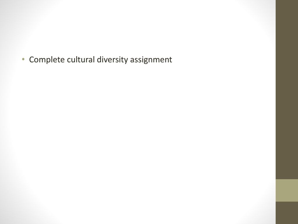 Cultural Diversity Conformity And Adaptation Ppt Download