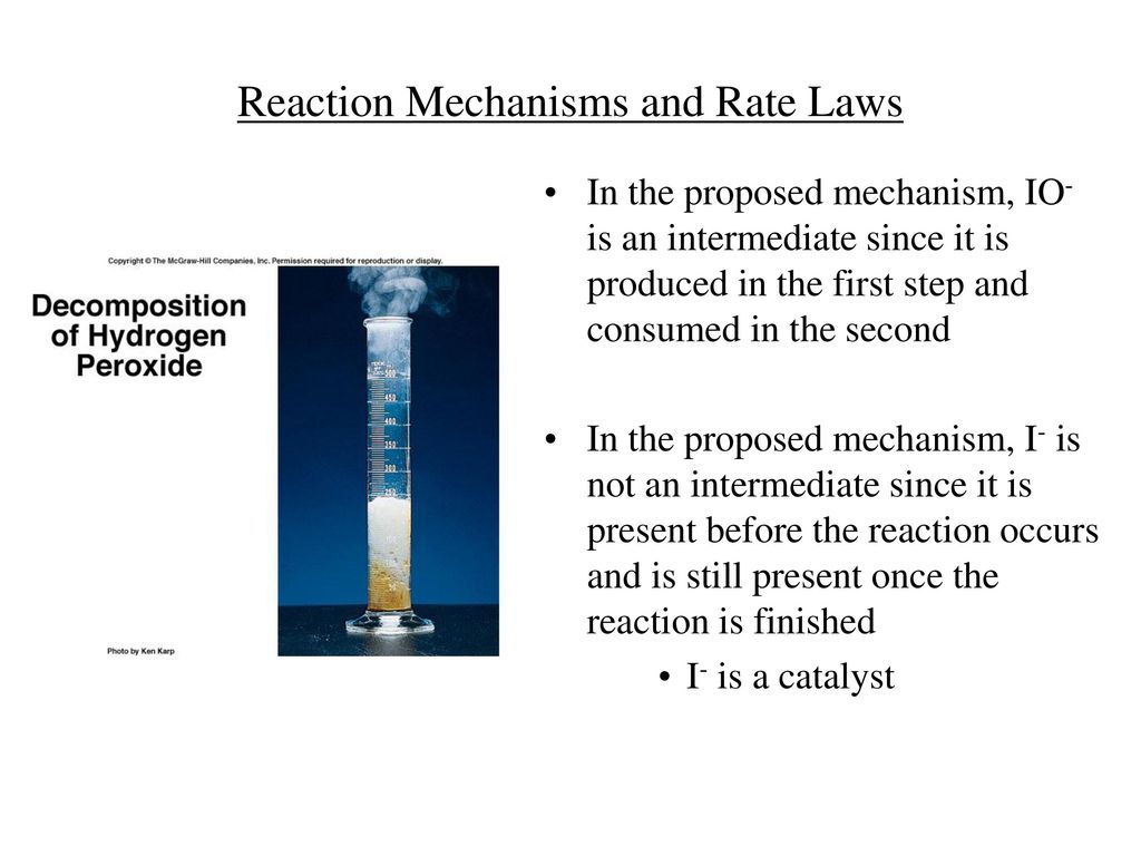 PPT - From rate law to reaction mechanism PowerPoint Presentation, free  download - ID:4529082