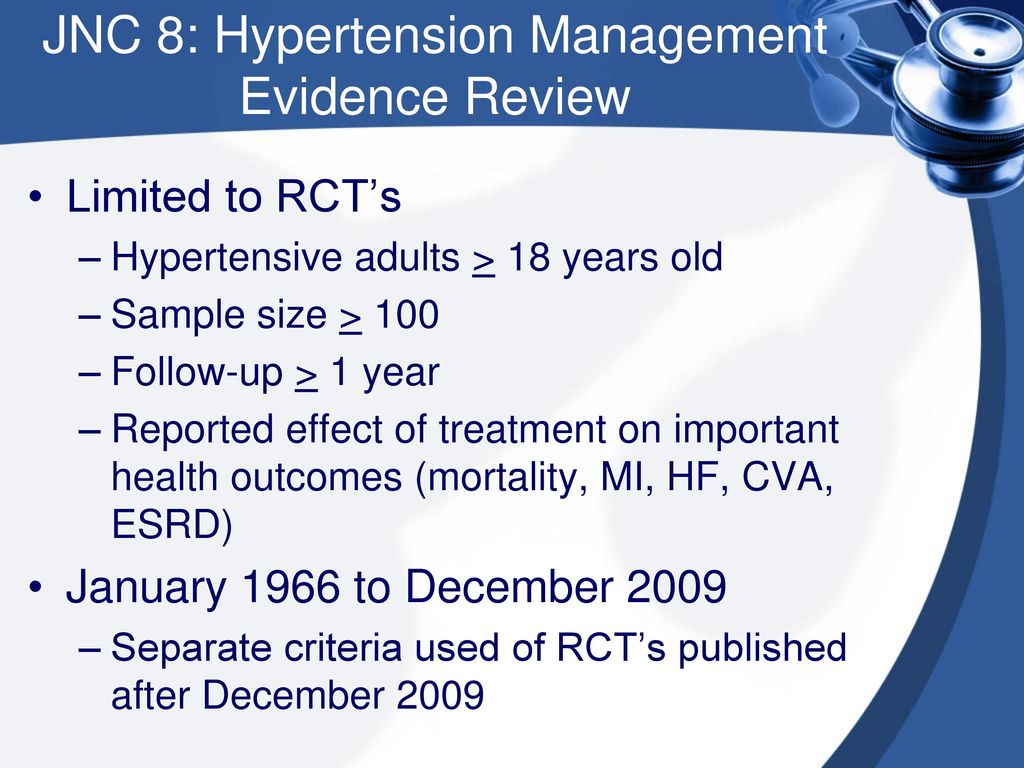 diabetes hypertension treatment guidelines ppt