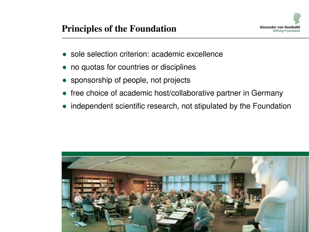 Principles of the Foundation