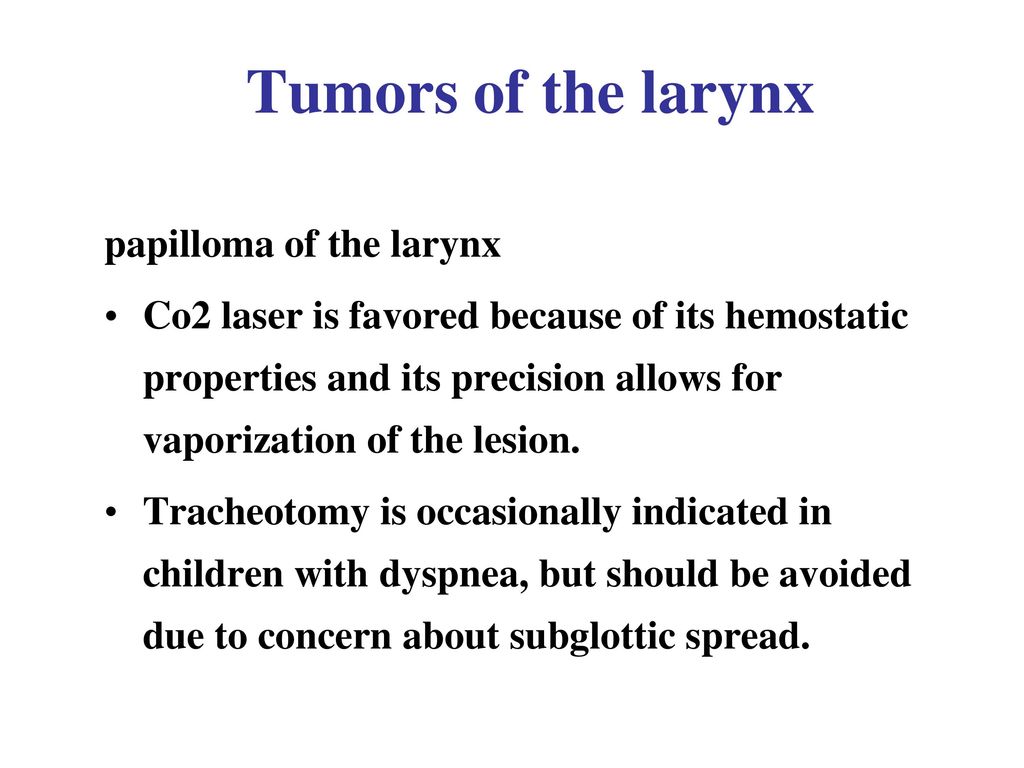 laryngeal papilloma ppt
