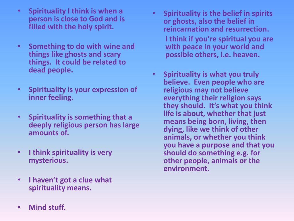 Spirituality without a soul ppt download