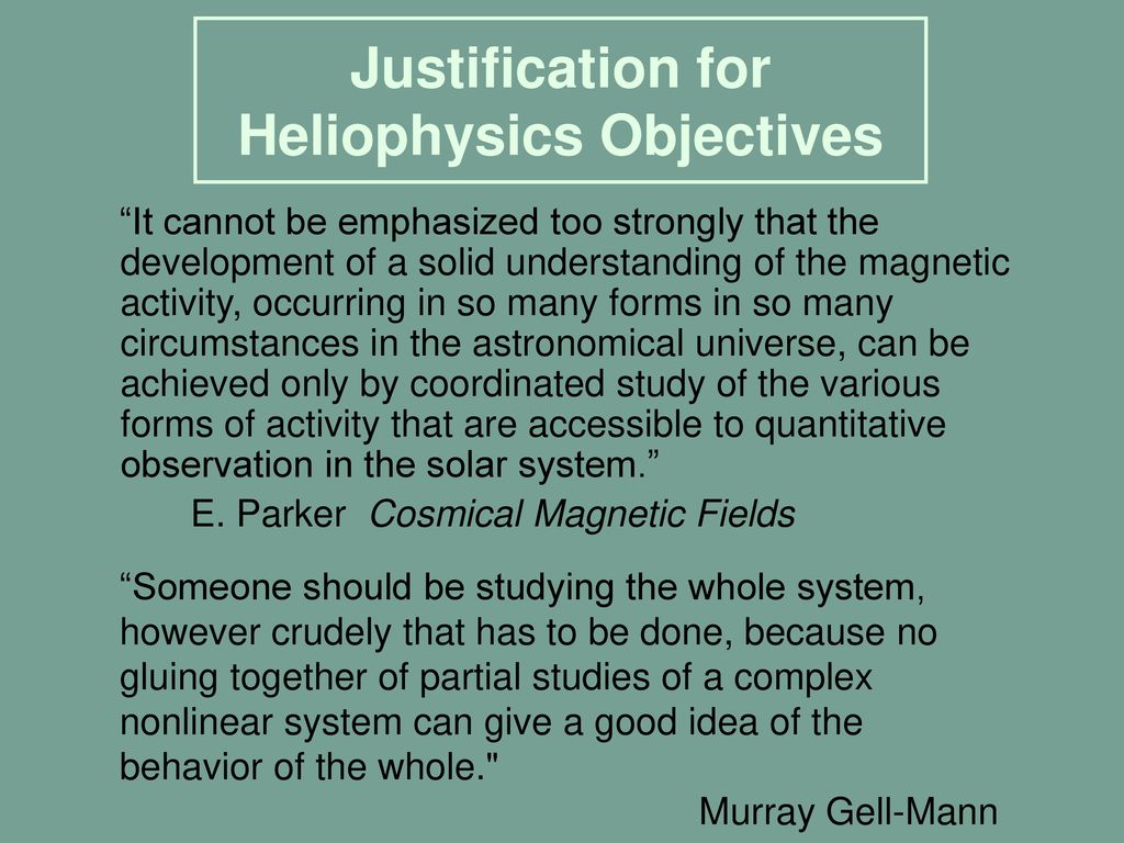 Heliophysics Pedigree - ppt download