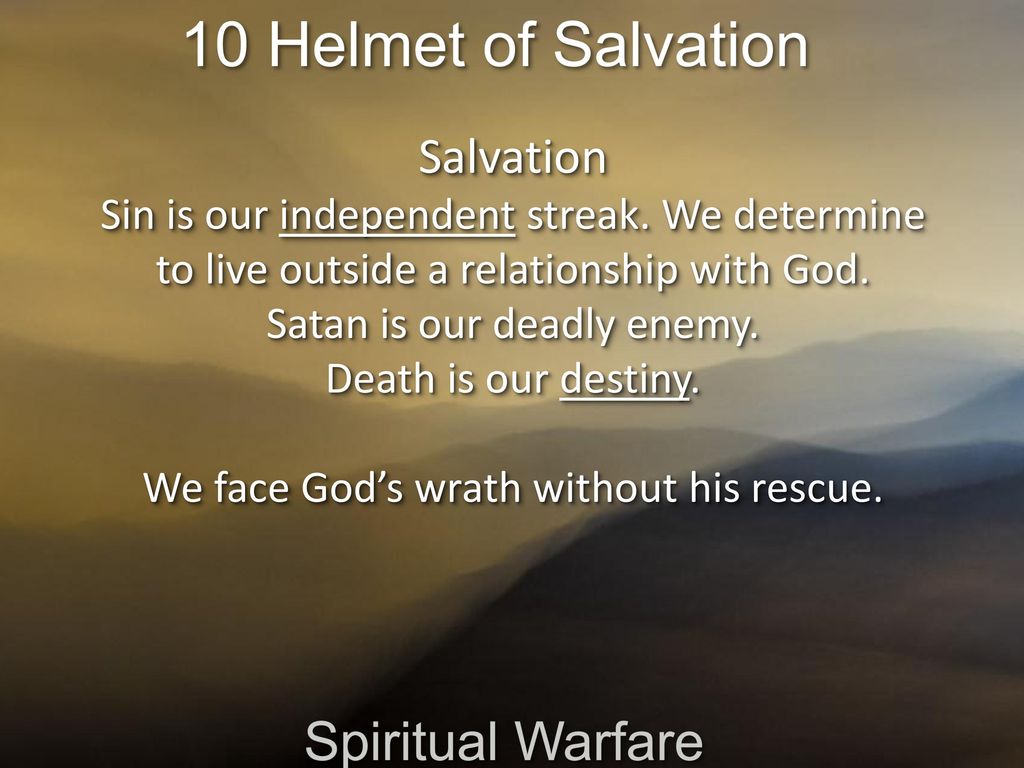 Put On Salvation As Your Helmet Ppt Download