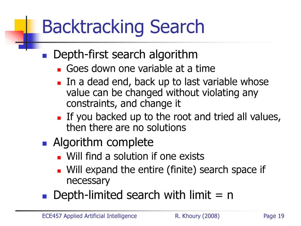 Constraint Satisfaction Problems - ppt download