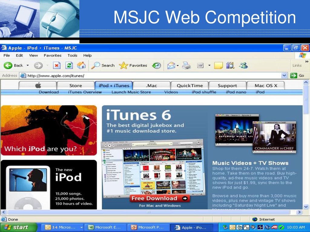 State of technology at msjc ppt download