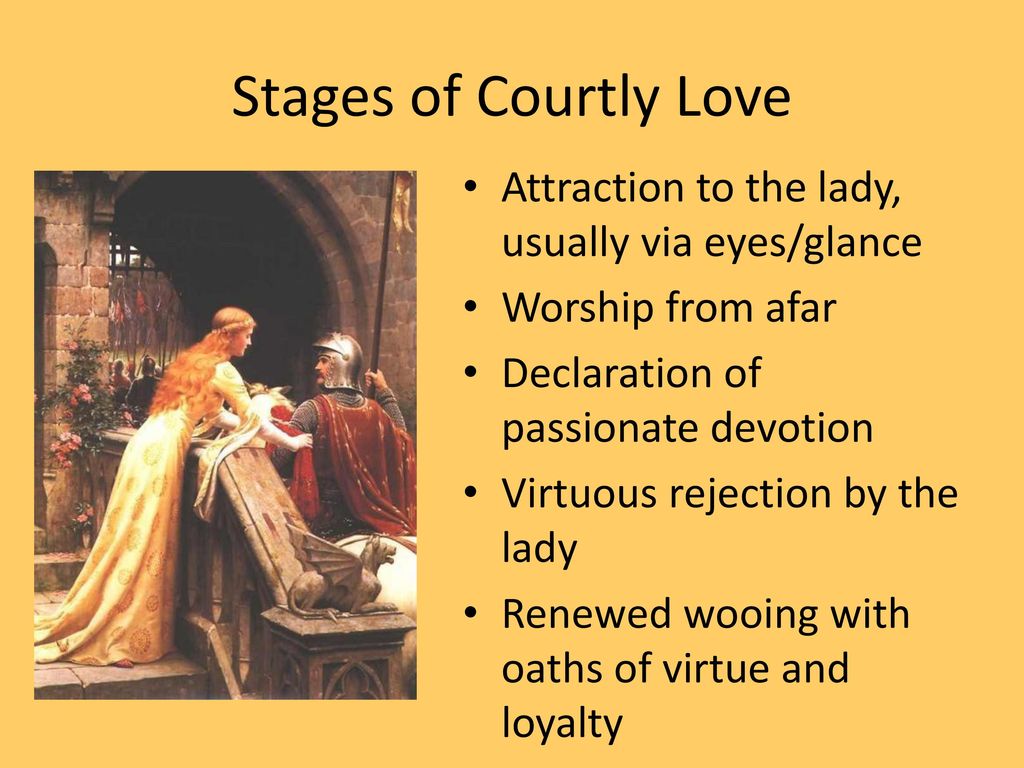 The Medieval Romance and Courtly Love ppt download